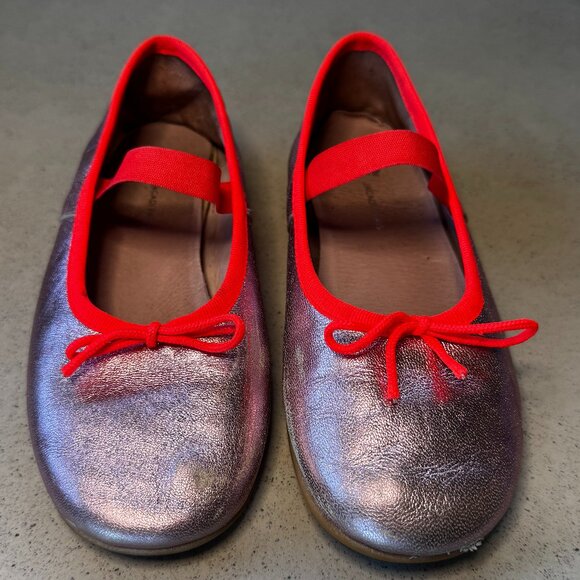 Jacadi Paris Metallic Pink Mary Jane Flats – Size 12 (EU 30) - Picture 1 of 7